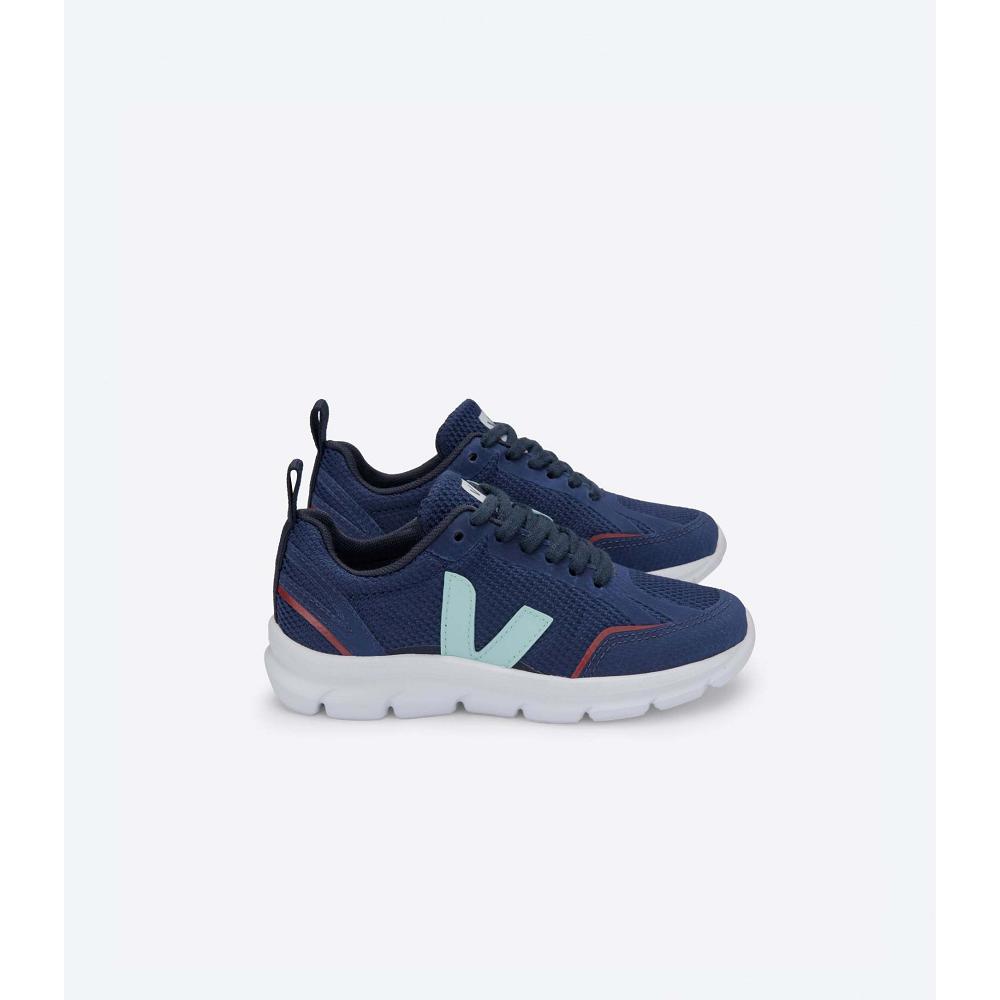 Kids\' Veja CANARY B-MESH NAUTICO Shoes Navy | SG 766QMA